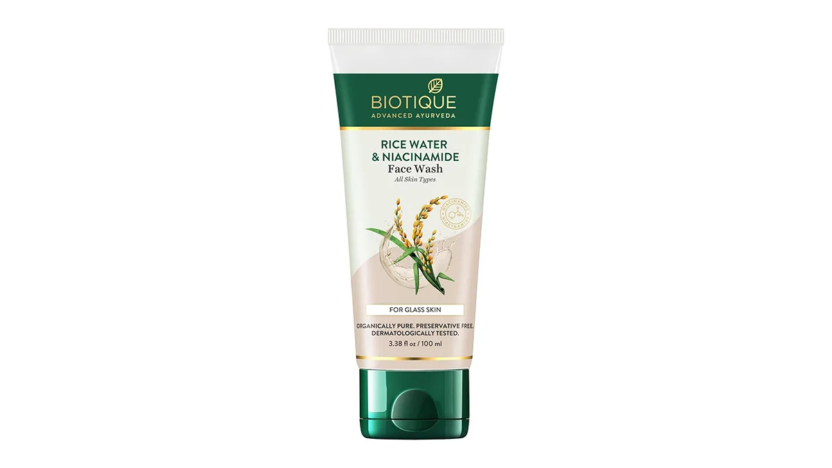 Biotique Rice Water & Niacinamide Gel Face Wash