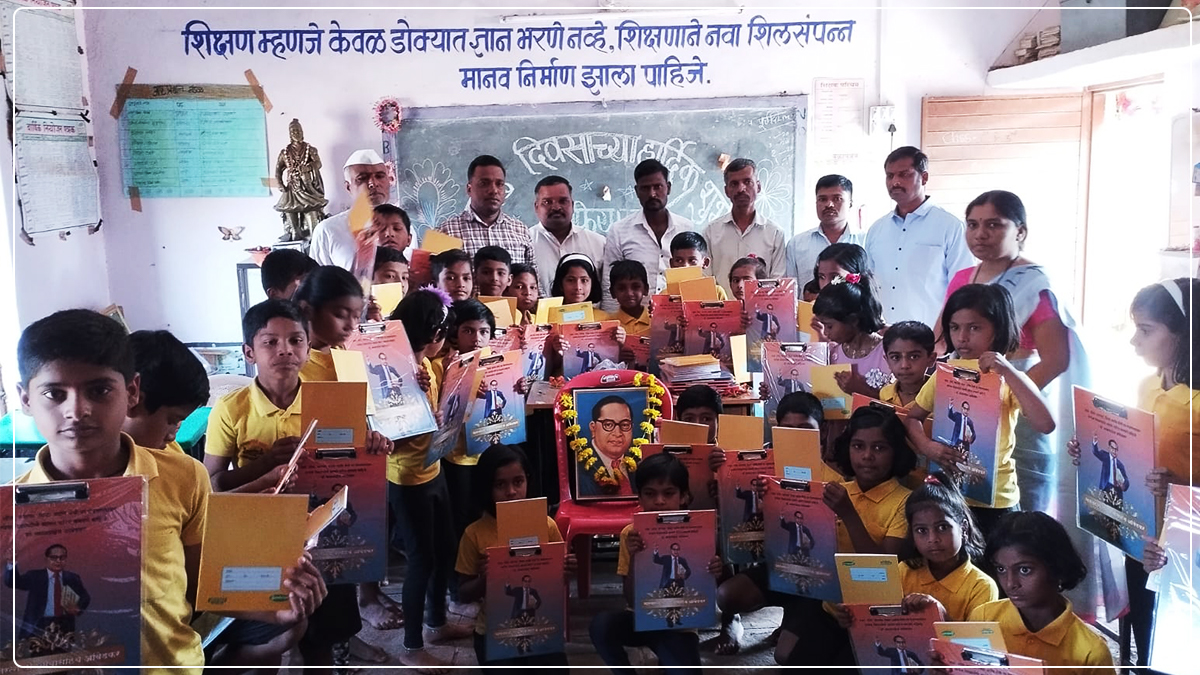  Babasaheb Ambedkar's 133rd birth anniversary in Chapdgaon