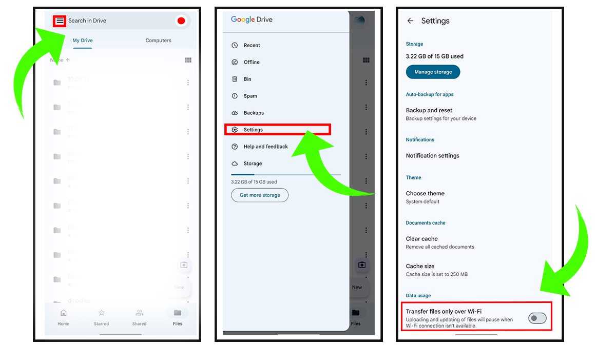 Google Drive Steps